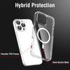 Us Stock Luxury Shockproof Clear Transparent Silicone Phone Case for Iphone 16 Support Wireless Charging Magnetic Back Cover