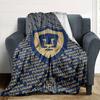 Pumas UNAM Print Flannel Blanket High Quality Warm Comfortable Cover for All Seasons Perfect for Gifts Home Decor