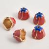 10pcs/Lot Vintage Enamel Flower Bead Cap Accessories For Jewelry Making Supplies Bohemia End Caps Handmade Connectors Materials