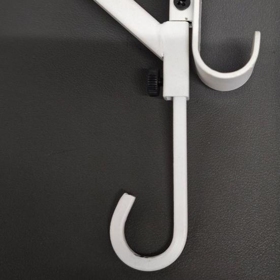 2/4Pcs Christmas Fireplace Stocking Garland Hanger No Drill Adjustable Mantle Garland Holder Heavy Duty Xmas Stockings Decoration Hanging Hook