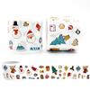 300PCS New Christmas Stickers Roll Small Cute Kawaii Cartoon Packaging Stickers Photocard Decor Lables