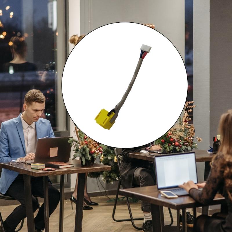 Replacement Power Jacks Cable Charging Port Harness Cable for Thinkpad X230 X230I X230S X220 X220I X220T Accessory