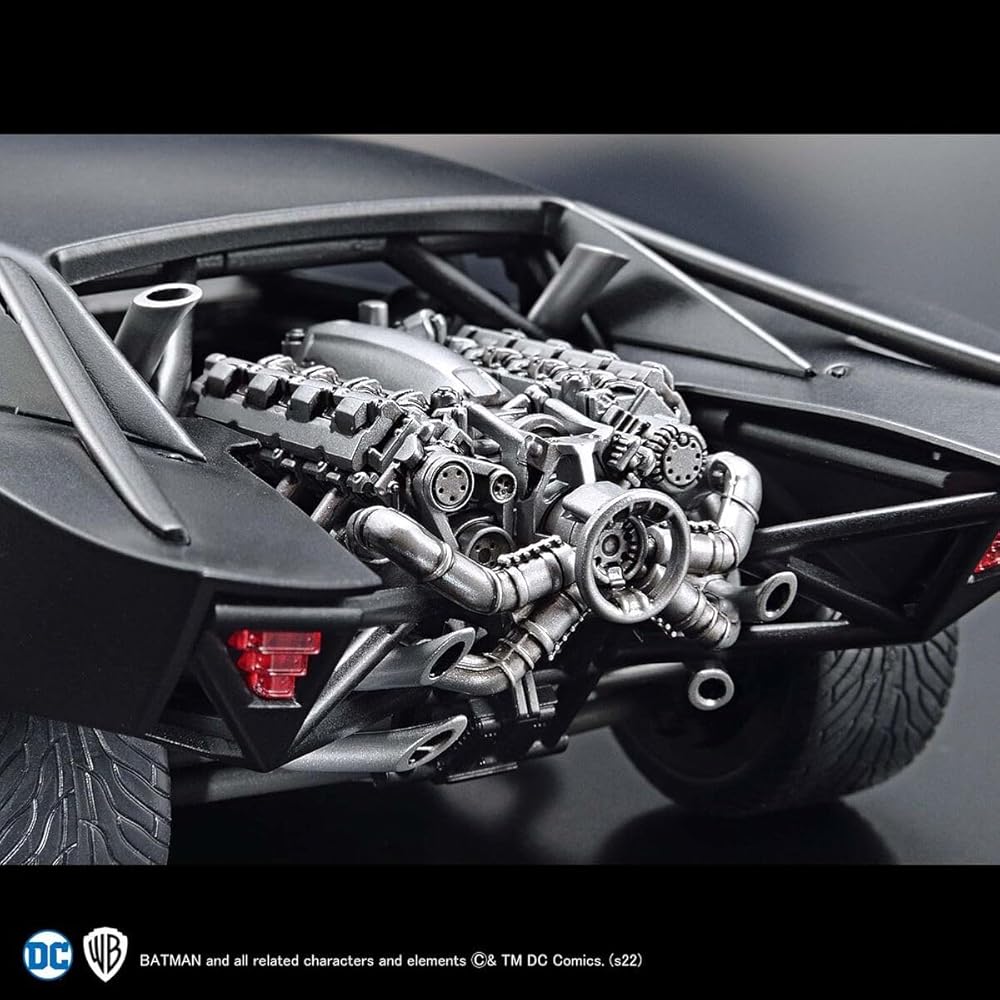 Bandai Spirits 1/35 Scale Batmobile The Batman Version Color-Coded Plastic Model Kit