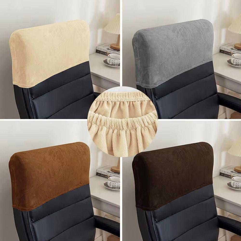 Dust-proof Chair Back Cover Velvet Executive Chair Half Cover for Gaming Chair Office