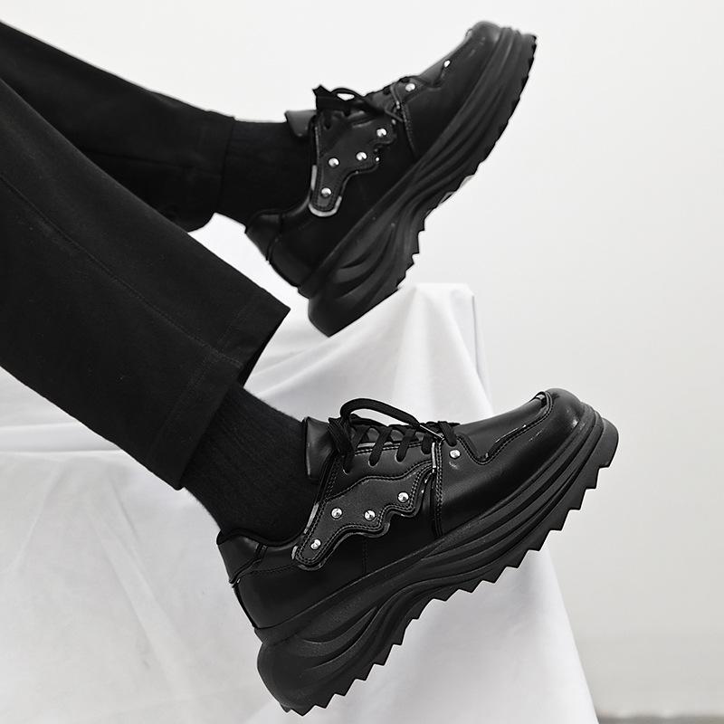 Fashion New Exquisite Men's Sneakers Breathable Soft Soled Comfortable Running Shoes Thick Soled Tall Casual Shoes Zapatos Para Hombres