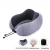 Memory Foam U-shaped Travel Pillow, Slow Rebound Neck Support Pillow for Naps