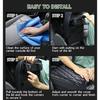 Center Console Cover Compatible With Ford F150 2015-, F250 F350 F450 2017-, Expedition 2018-2024, PU Leather Armrest Box Cover, Truck Interior