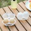 5/10Pcs 2-Cell Outdoor Portable Egg Box Plastictray Refrigerator Egg Storage Box Shock-Absorbing And Anti Drop