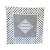 NINA SOLOR Hepburn Polka Dot Silk Square Scarf