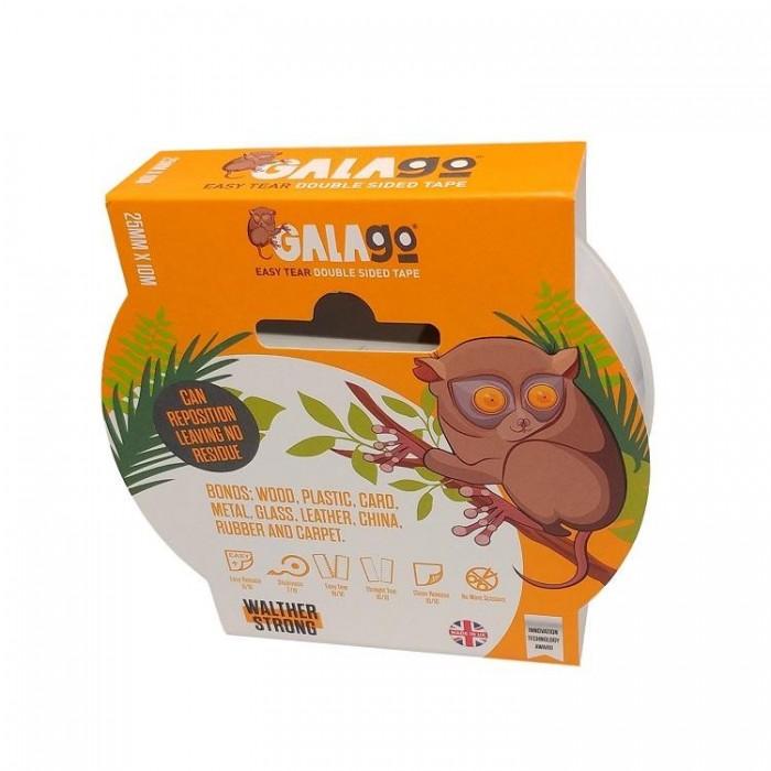 Galago Double Sided Tape 10m X 25mm