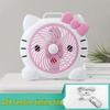 Compact Cartoon Electric Desk Fan for Student Dorms and Bedrooms