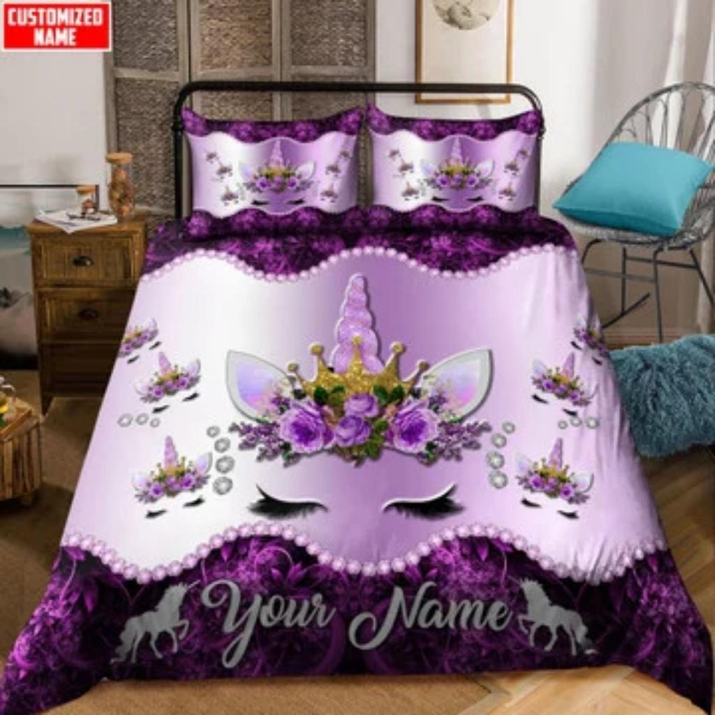 Schildkröten-Paar Unterwasser Braun Benutzerdefinierter Name Bettwäsche-Set Tmarc Tee Bettwäschebezug Anzug Heimtextilien