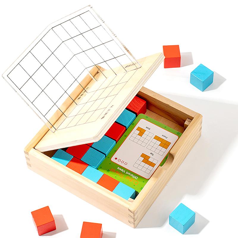 

Детские деревянные игрушки, 3D головоломка, логическая игра, 3D пространственное мышление, настольная игра «сделай сам», головоломки, куб, развивающие игрушки для детей, подарок