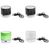 Portable Mini Cracked Bluetooth Speaker With Led Light Wireless Speaker Gift Car Home Outdoor