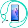 Protective Case - E.F.CONNECTION - OPPO Reno 8 5G - Flexible - Anti-scratch - Turquoise Cord