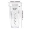 Blender Replacement Parts for Ninja, 24Oz Cup 7 Fins Extractor Blade, for Nutri Ninja Auto IQ BN801