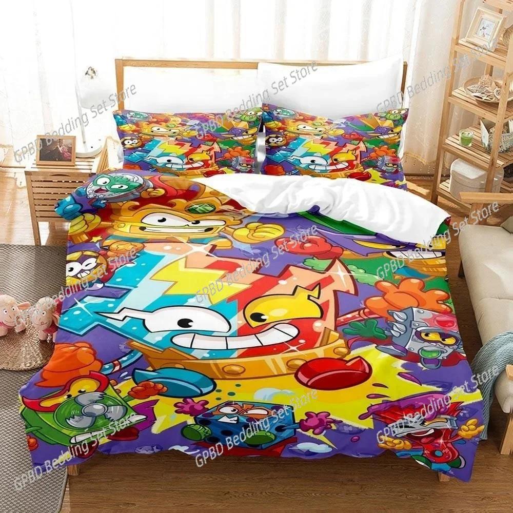 Comforter 3D Print Anime Super Zings Comfortable Duvet Bedding Set Children Bedroom Decoration Home Textile