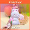 Cute Cartoon Plush Keychain With Pp Cotton Filling For Backpack Decor And Gifts