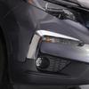 ABS Carbon fibre/Silver Car Front Bumper Side Air Intake Trim Strip Sticker For Honda Pilot 2015-2026 Car Exterior Accessories