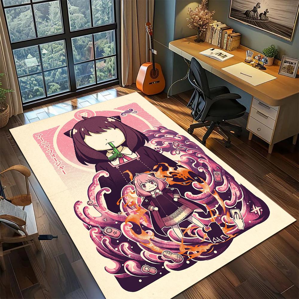 SPY×FAMILY  Carpet Floor Mat Large Area Washable Non Slip Gamer Bedroom Home Room Decor YUN6512