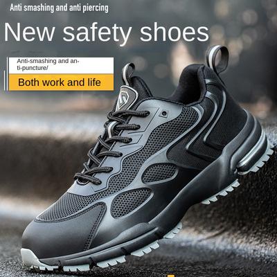 Labor Insurance Shoes Anti-smashing and Anti-piercing Work Shoes Deodorant and Lightweight Insulated Electrical Safety Shoes
