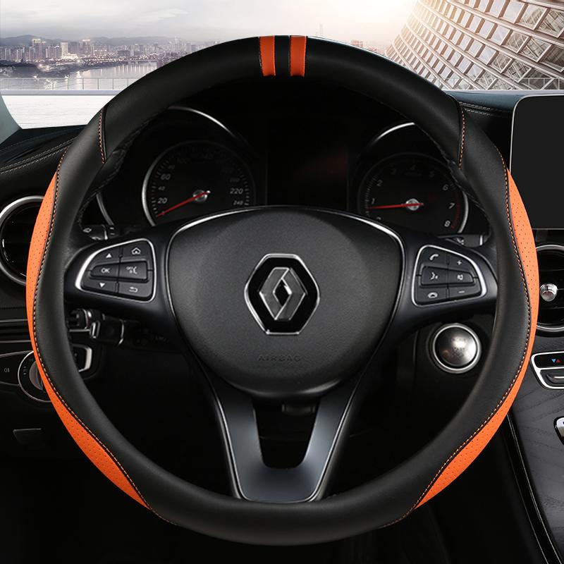 Potah volantu pro Renault Scenic Clio Laguna 2 3 4 5 Kangoo Fluence Megane Trafic Talisman Twingo Kaptur Car