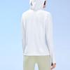 Anta Kompleksowa seria treningowa Jednokolorowa odporna na UV kurtka z kapturem chroniąca przed słońcem Kurtki damskie Czysto biała 962327704-1