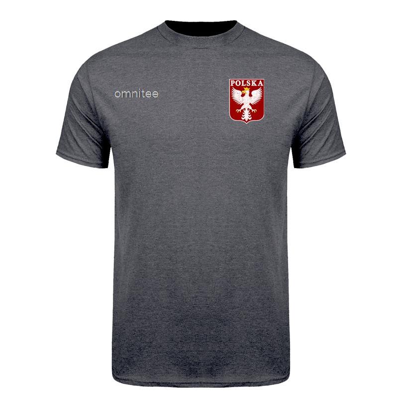 Polish Flag Poland Polska Graphic Tshirts Summer Short Sleeve Unisex Vintage T Shirt Tops Hj078
