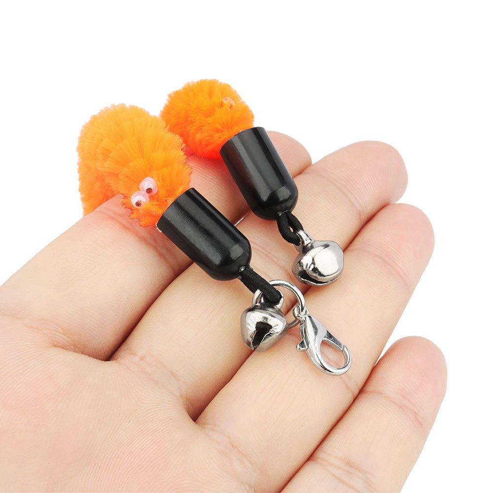 10 Pack Replace Plush Cat Toy Accessories Worms Replacement Head Funny Cat Stick Pet Toys
