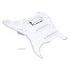 Electronic Guitar Pickguard 11‑Hole SSH Scratch Plate Backplate with Screws Pickup KitsWhite
