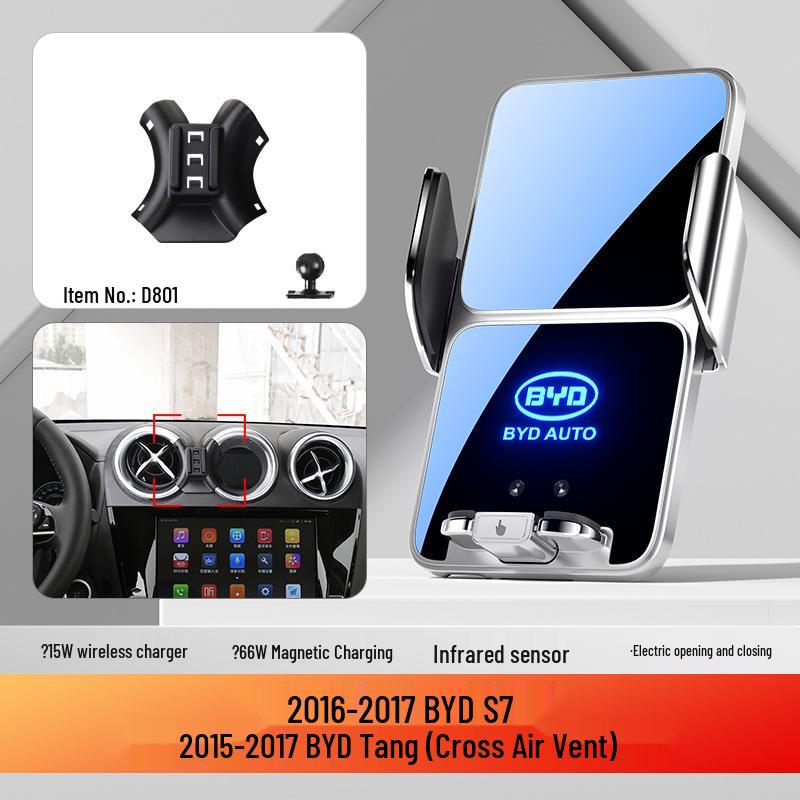 BYD Car Mobile Phone Holder for Dolphin, Qin PLUS, Han EV, Tang DMI, Song MAX, Yuan PRO, and E5