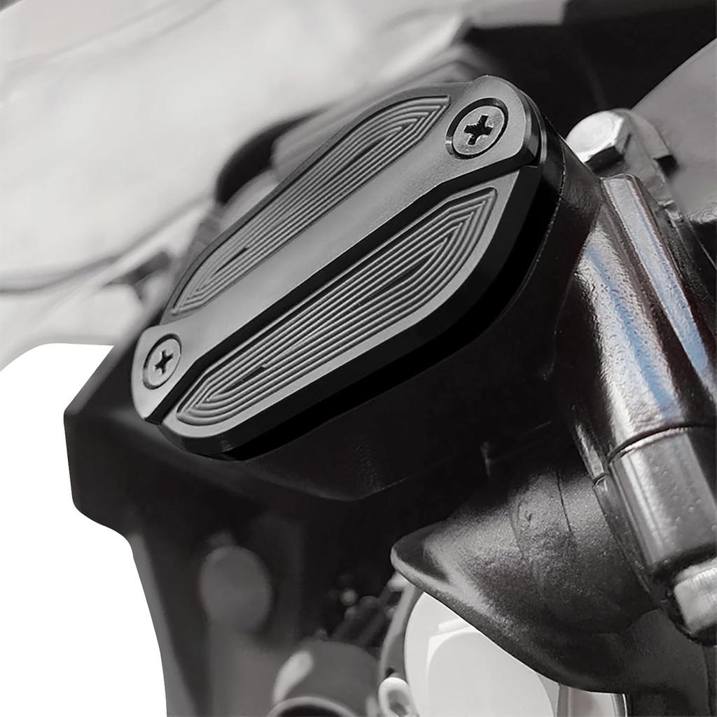 Front Master Cylinder Covers Replacement for Kawasaki Ninja 400 NINJA400 Z400 2018-2021 CNC Aluminum Accessories Parts (Black)