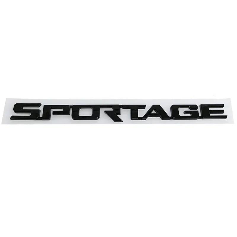 cmtwql1 Для Kia Smart Sport Sportage Sorento логотип автомобиля SPORTAGE буквенная наклейка Английская надпись задняя дверь Cerato наклейка на багажник надпись словом чёрный