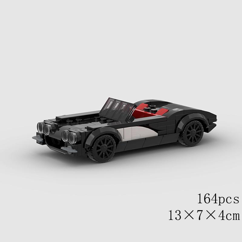 

MOC City Speed Sport Racing Car Model Building Blocks Convertible Super Race Bricks Rally Vehicle Toy Technical Christmas Gift