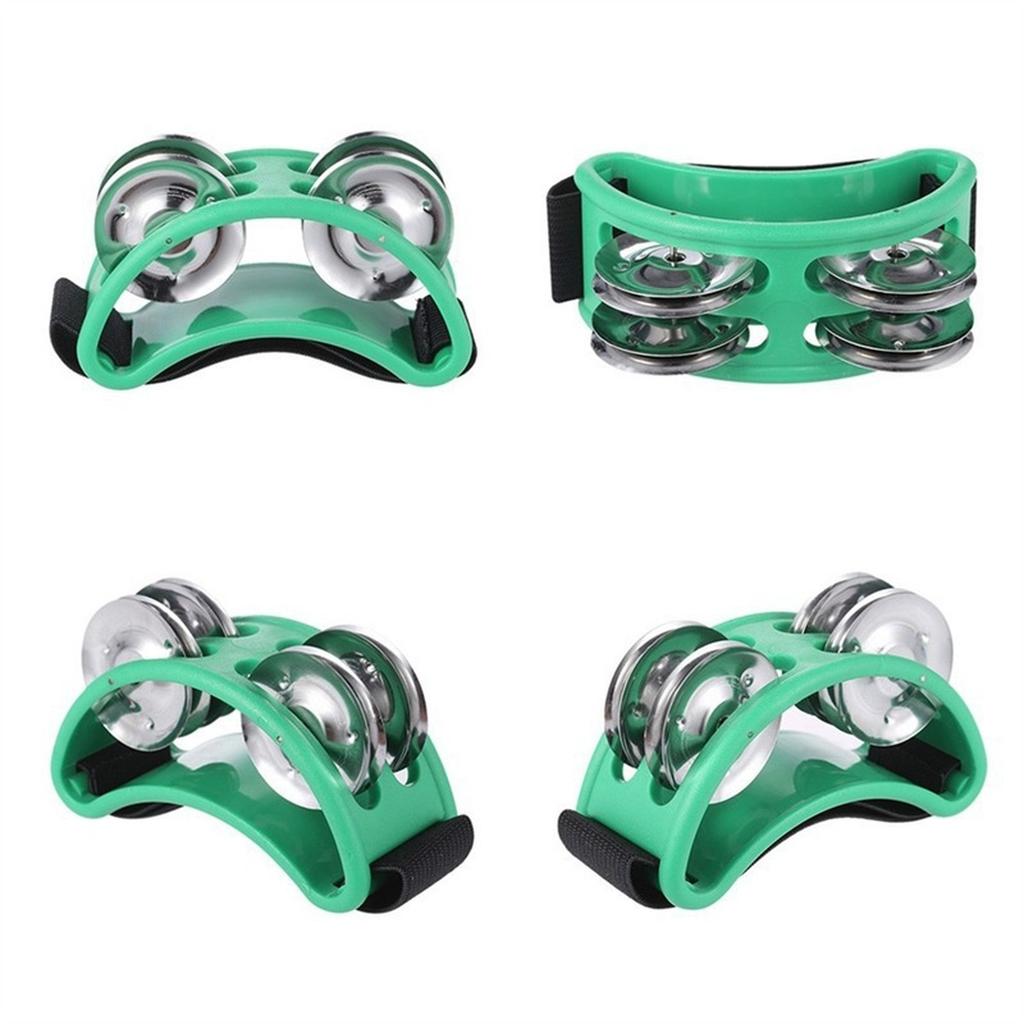 Cajon Box Drum Companion Hand Foot Jingle Tambourine Musical Percussion Elastic Nylon Strap Instruments Accessories New