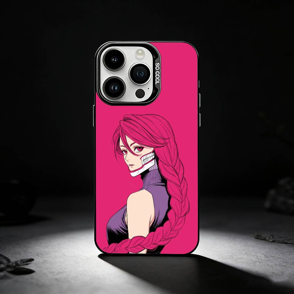

Dandadan Aira Shiratori Phone Case For iPhone 17,16,15,14,13,12,11 Plus,Pro Max,XS,Colored silver phone case iPhone15