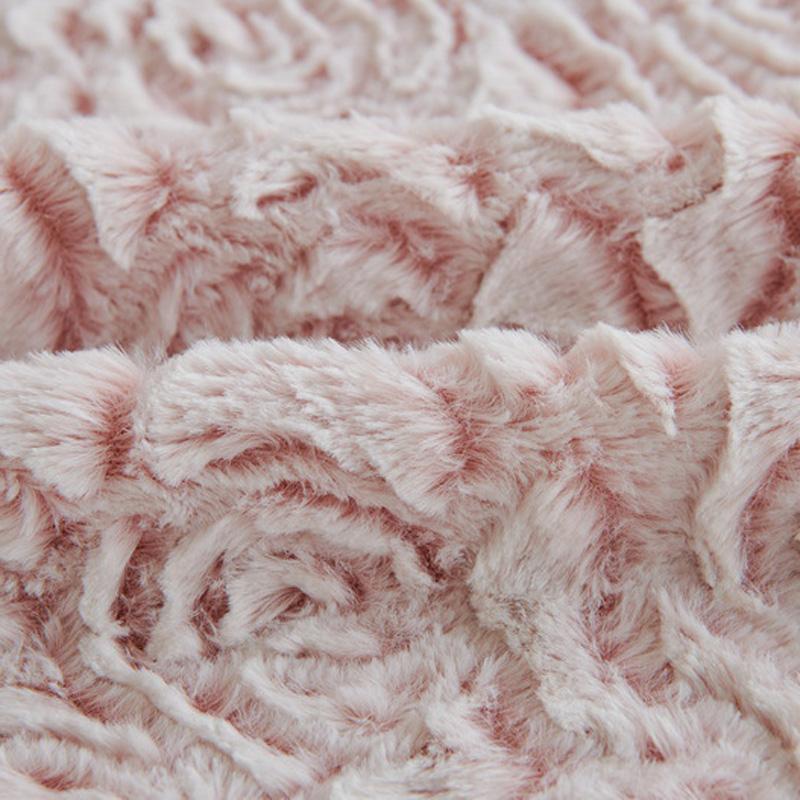Rose Plush Velvet Couch Covers for Sofas Towel Blanket One Piece Sofa Slipcover for Cats Dogs Dropshipping