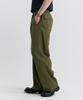MAGOODGAN Farburn 4419 Linen-Like Wide Fit Khaki Elastic Waist Easy Pants