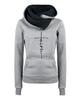 Women's Cat Paw Heart Hoodie - New Style Pullover for Outdoor Sports