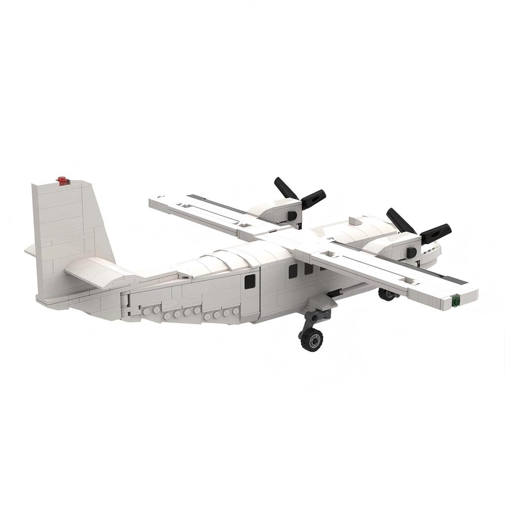 Urban Aircraft Series Kanada MOC-118805 DHC-6 Twin Otter Flugzeugmodell Flugzeug Display Baustein Modell Set Brückenstein Spielzeug