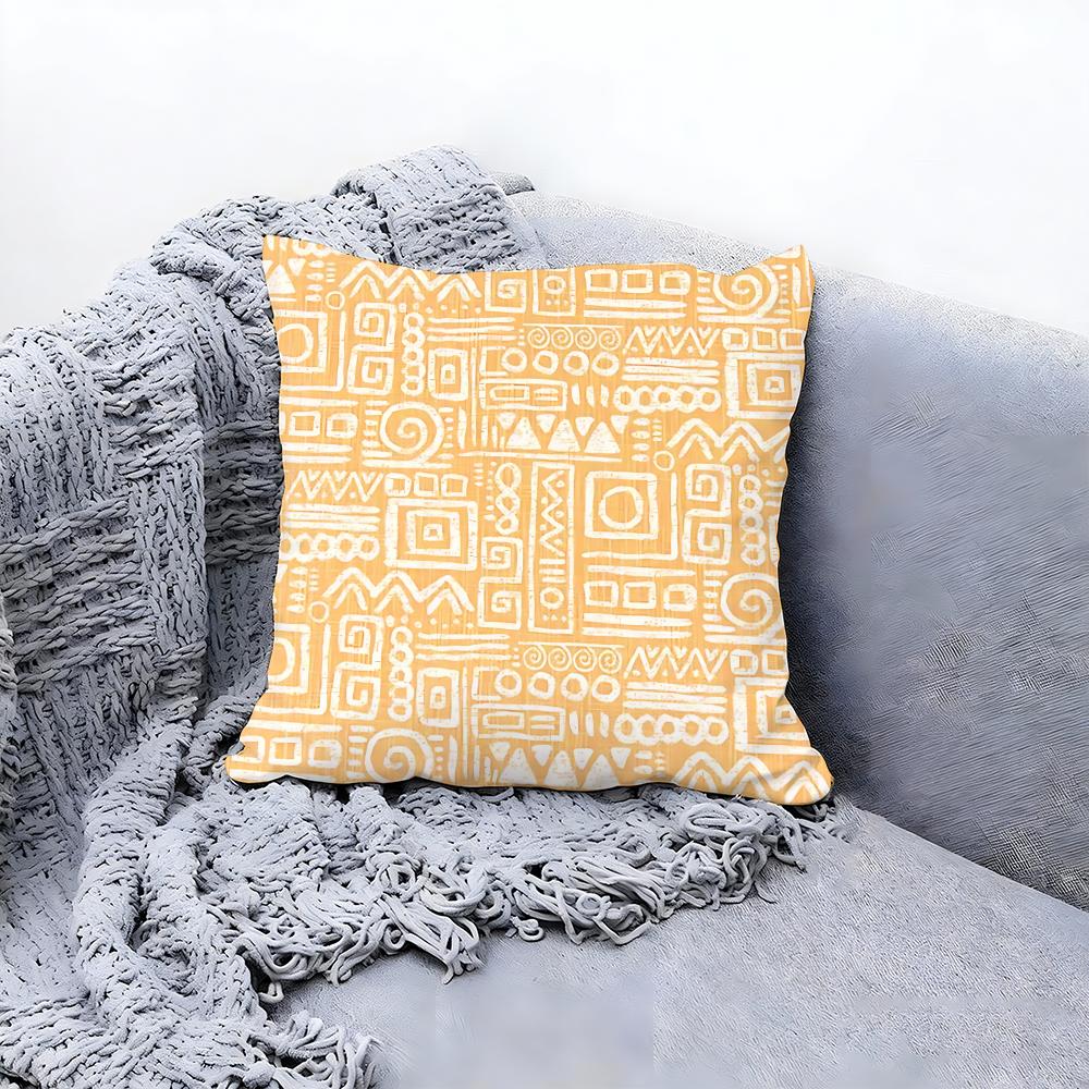 rustic weave texture Cushion Cover Premium Comfort Reversible Pillow Cove Two in One Design for Any Room Car Interior
