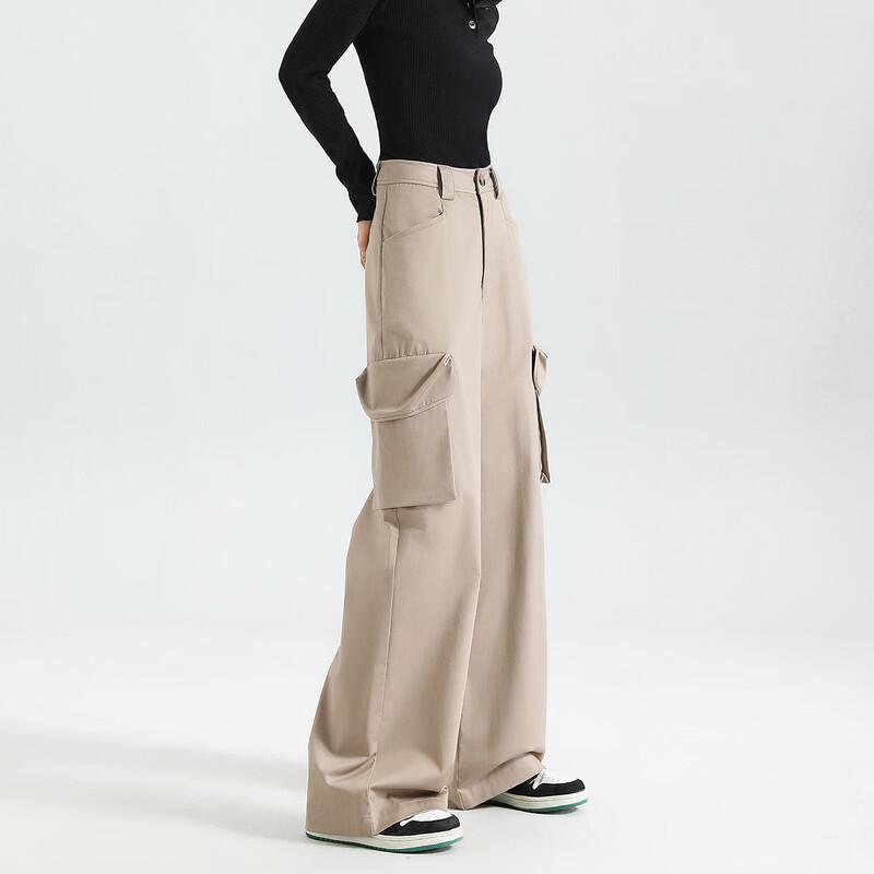 ET BOITE High-Waist Loose Fit Cargo Pants L
