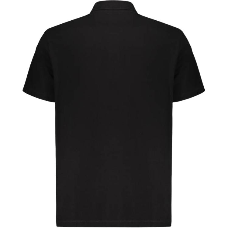 Versace Letter Button Short Sleeve Polo Shirt Men Tops Black 1011851-1A12074-2B130