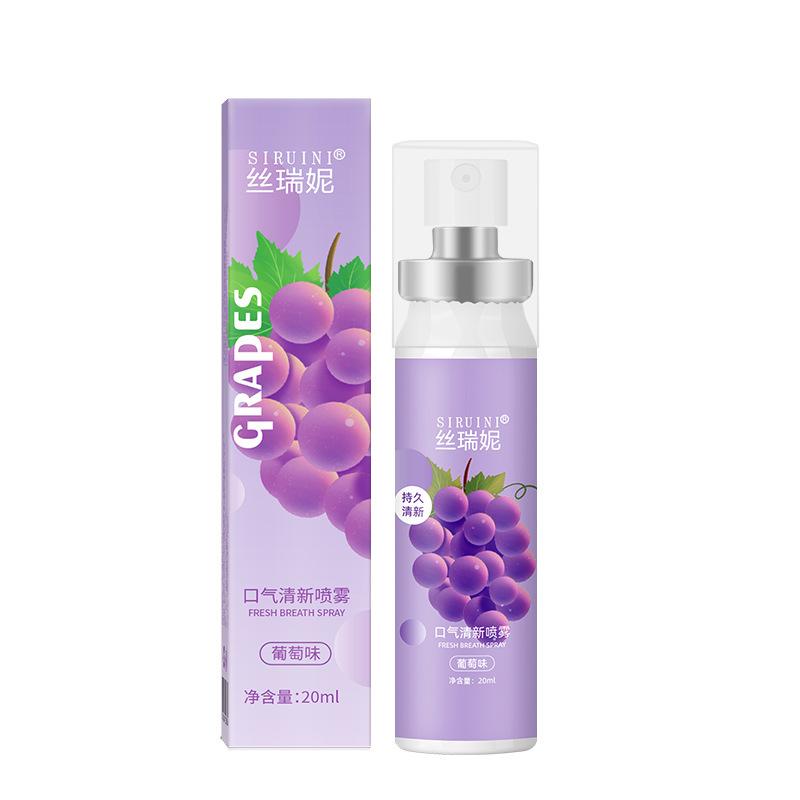 Mint Oral Freshening Spray, Fruit-Flavored Portable Spray, Freshens Breath, Christmas Gift