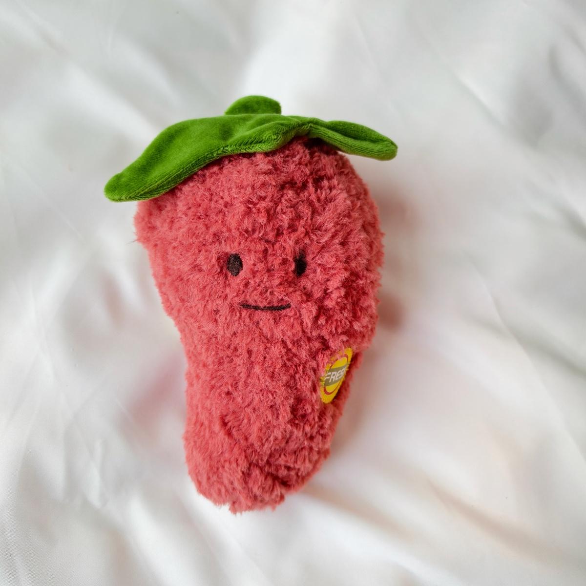 Amüsantes Lächeln Mais Zwiebel Paprika Brokkoli Plüschtiere Gefüllte Cartoon-Gemüsepuppe Kuscheliges Schreibtischdekor Kawaii Kindergeschenk 22cm