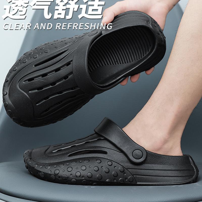 Fashion Shevalues 2025 New Men's Hole Shoes  Platform Non-slip Male Slippers EVA Comfortable Men's Slides Outdoors Leisure Men's Sandals