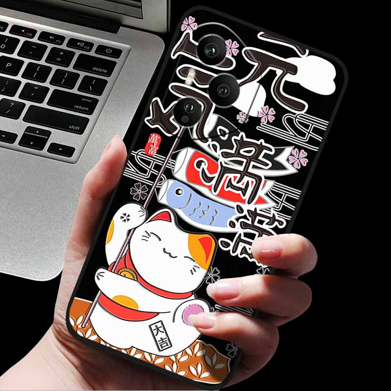 Emboss Case For Honor 400 / 400 Pro / 400 Lite 3D Relief Embossed Retro Silicone Back Cover For Honor 400 Pro 400 5G Soft Emboss