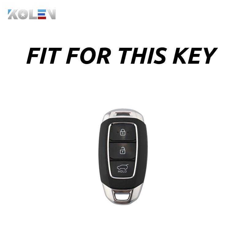 Soft Tpu Car Remote Key Case Cover Shell Fob For Hyundai Ix35 I30 Kona Solaris Encino Azera Grandeur Accent Fe Tm Santa Palisade