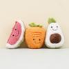 Adorable Plush Fruit Keychain Stuffed Toy Cute Fruit Bag Charm For Kids And Adults