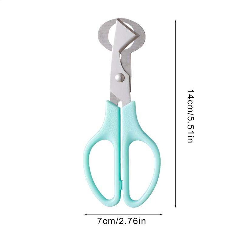 Quail Egg Scissor Kitchen Tools Durable Quail Egg Shell Scissors Rust Resistant Stainless Steel Blade Egg Shell Opener